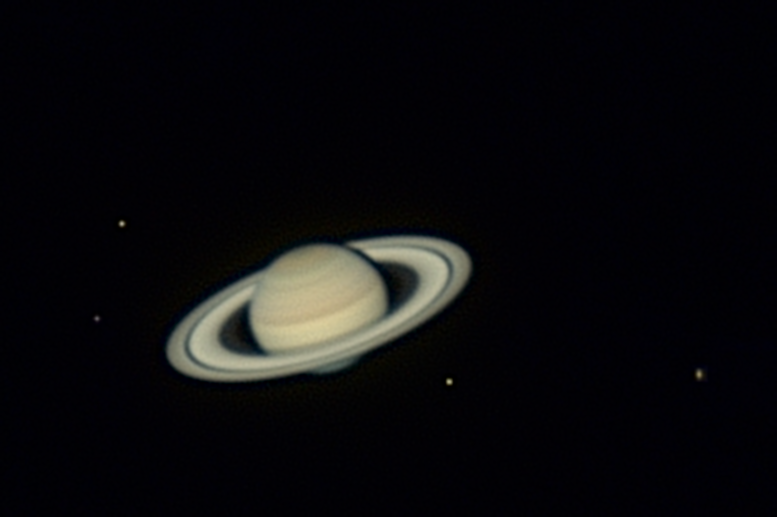 saturne du 20 mai 2020 avec Dioné , Encelade , Téthys , Rhéa  à 2h50tu v2.png