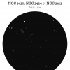 NGC 3430, NGC 3424 et NGC 3413 au T200