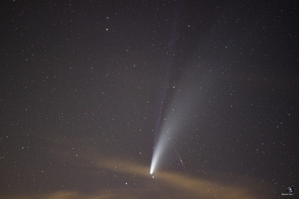 La cométe C/2020 F3 (NEOWISE) du 18 07 2020