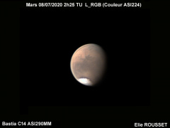 Mars 08/07/2020 2h25TU L_RGB Bastia C14 (L=ASI290MM Couleur=ASI224MC)