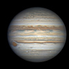 Jupiter et Saturne le 22 juilelt / Mewlon 300.