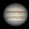 Jupiter et Saturne le 22 juillet au Mewlon 300.