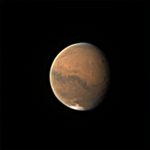 Mars au Flextube 305 par seeing parfait 5 août 2020