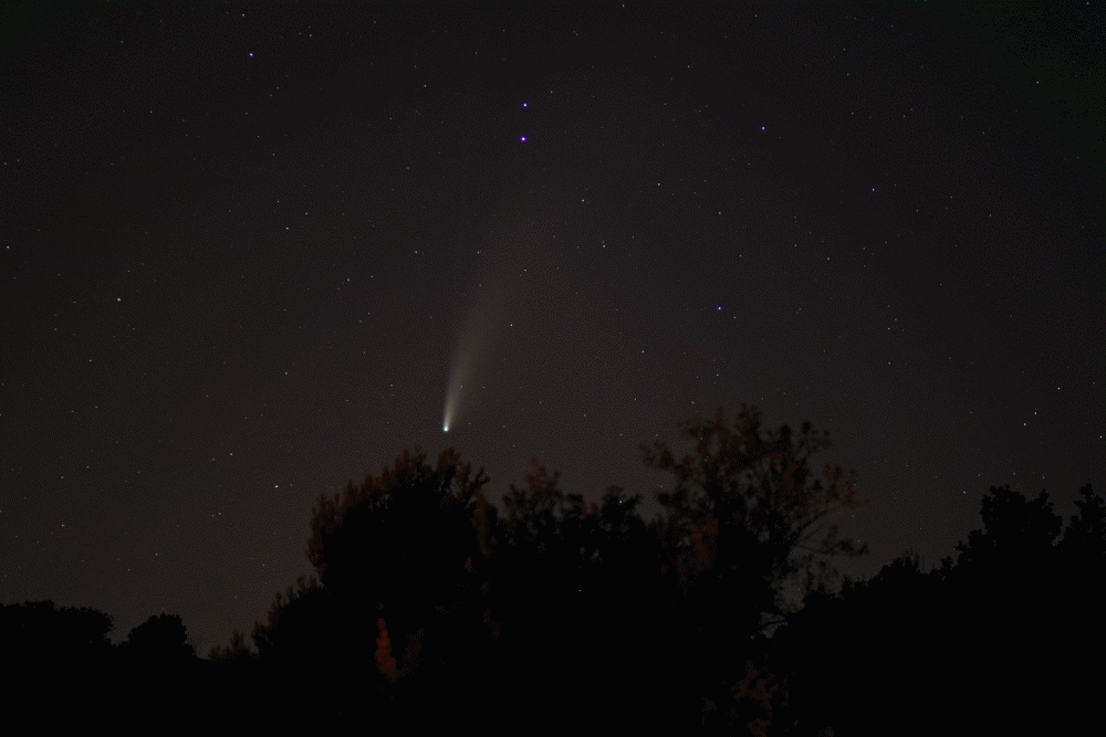 La comète Neowise du 19 juillet 2020.