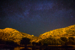 Starry Night Over Guadiana River
