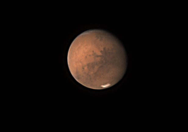 Mars couleur avec Imx224c nuit du 14 au 15 septembre