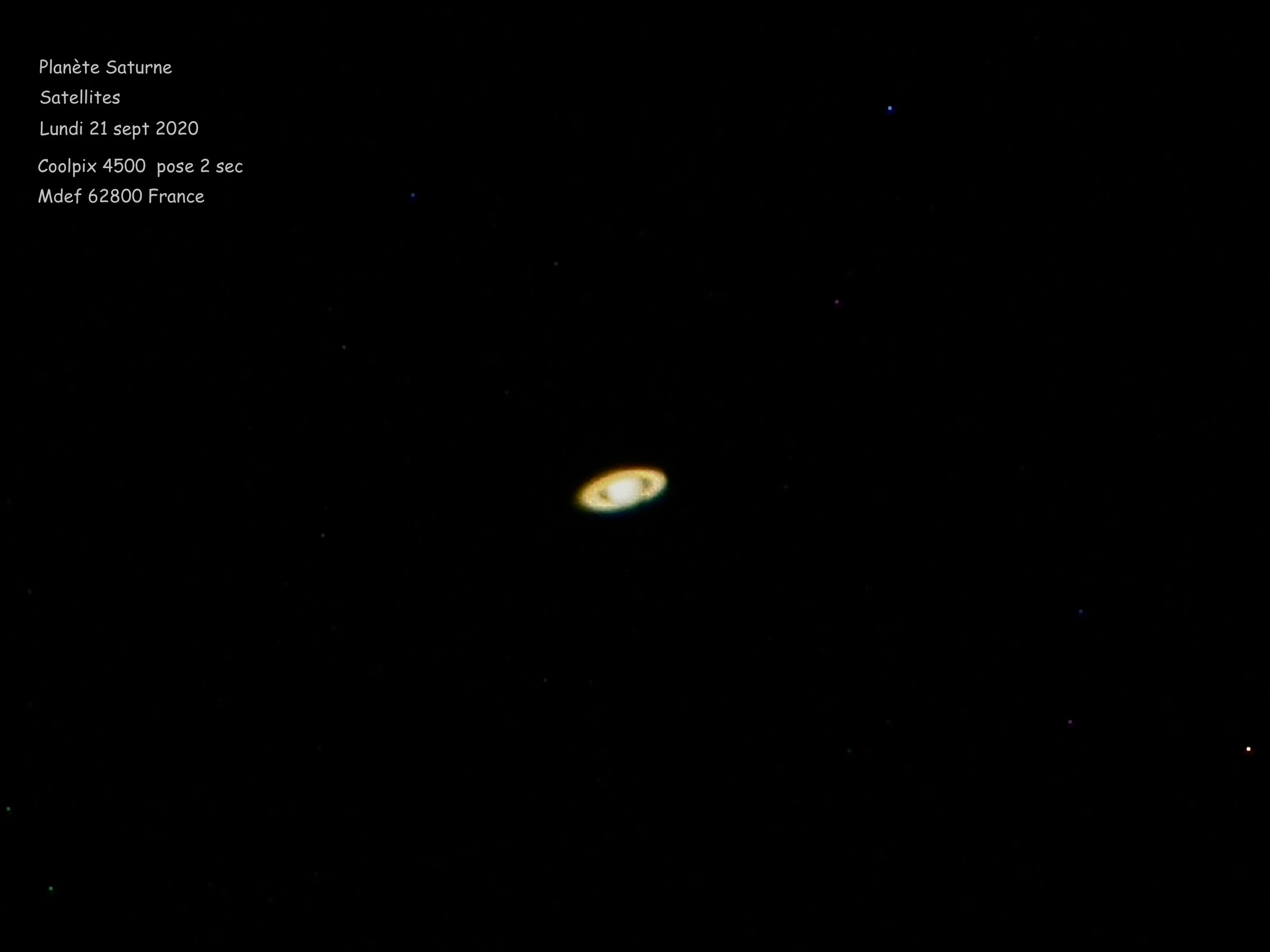 Saturne satellites  21 09 2020