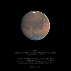 Mars le 22 Septembre 2020 au C14