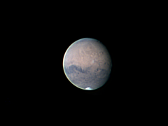 Mars couleur nuit du 8 au 9 septembre 2020