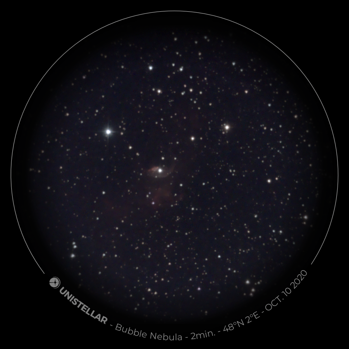 NGC7335 Bubble nebula