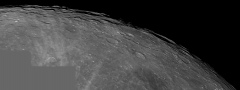 Pôle et région sud  de la Lune