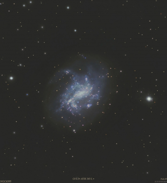 NGC 4395 LRGB