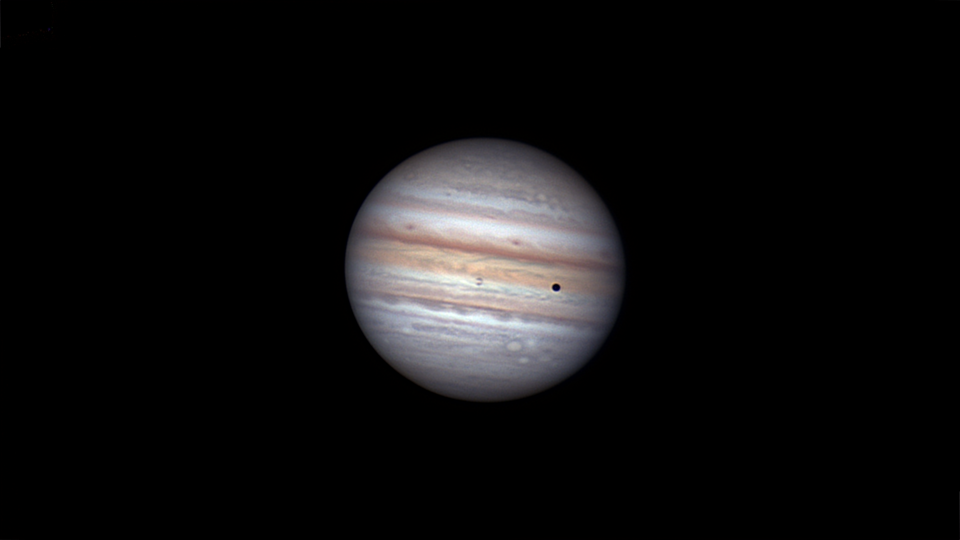 Jupiter et Io le 21 juillet 2021 vers 1h31TU