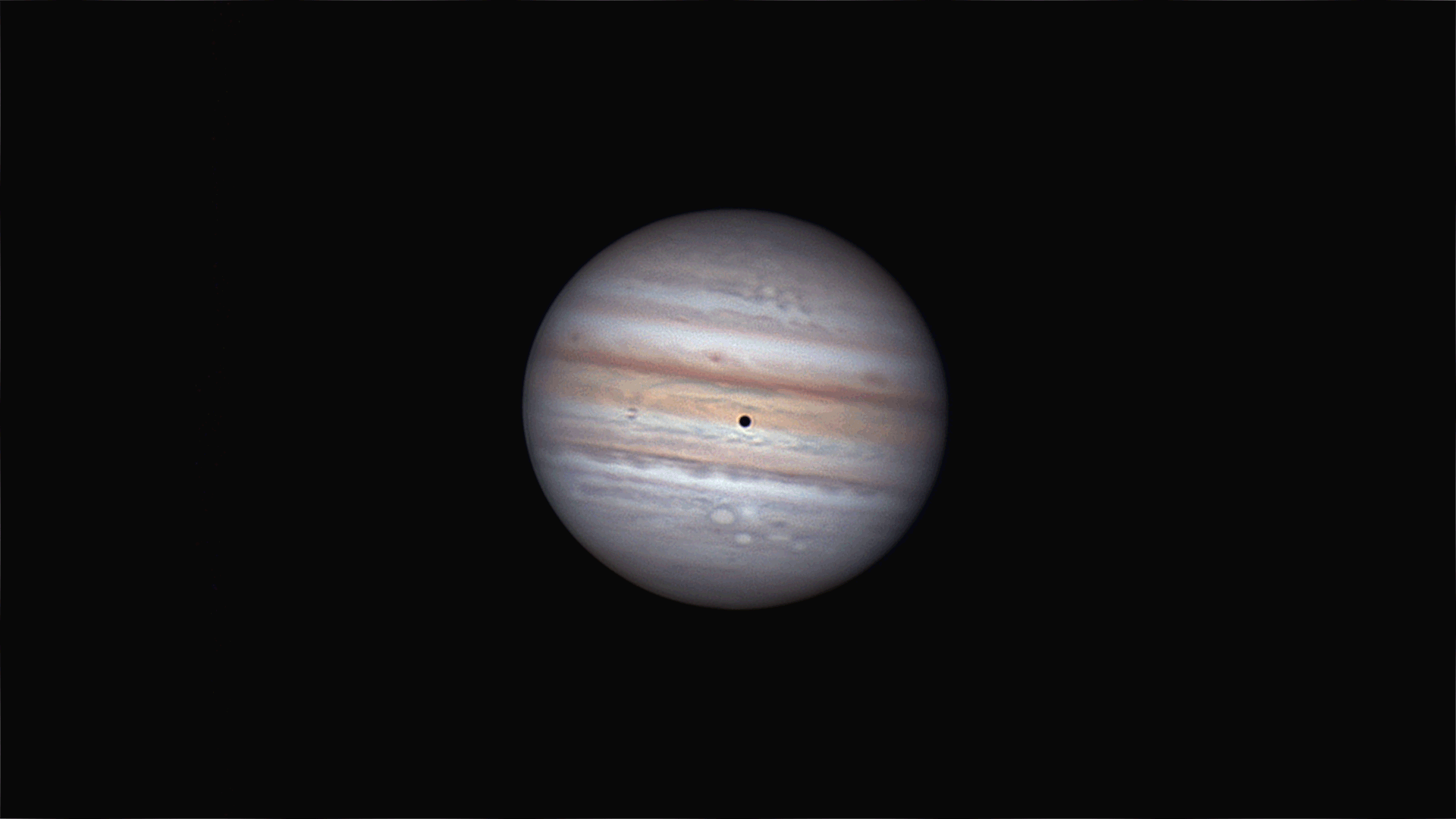 Jupiter et Io le 21 juillet 2021 vers 1hTU