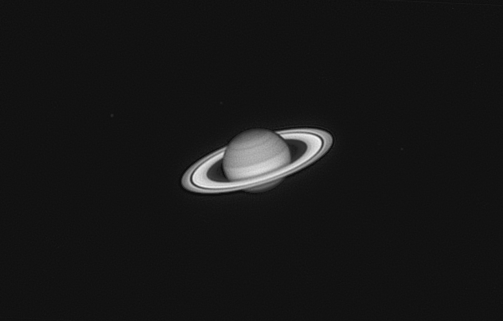 Saturne, Rhéa, DIoné, Encelade et Thétis le 21 juillet 2021 vers 0h30TU