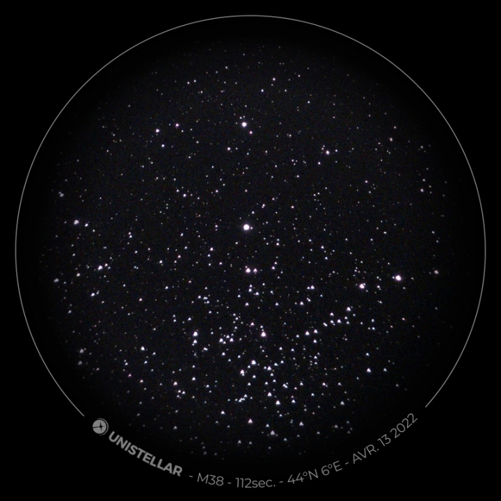 2022-04-13 - eVscope 2 - M38, amas ouvert dans le Cocher