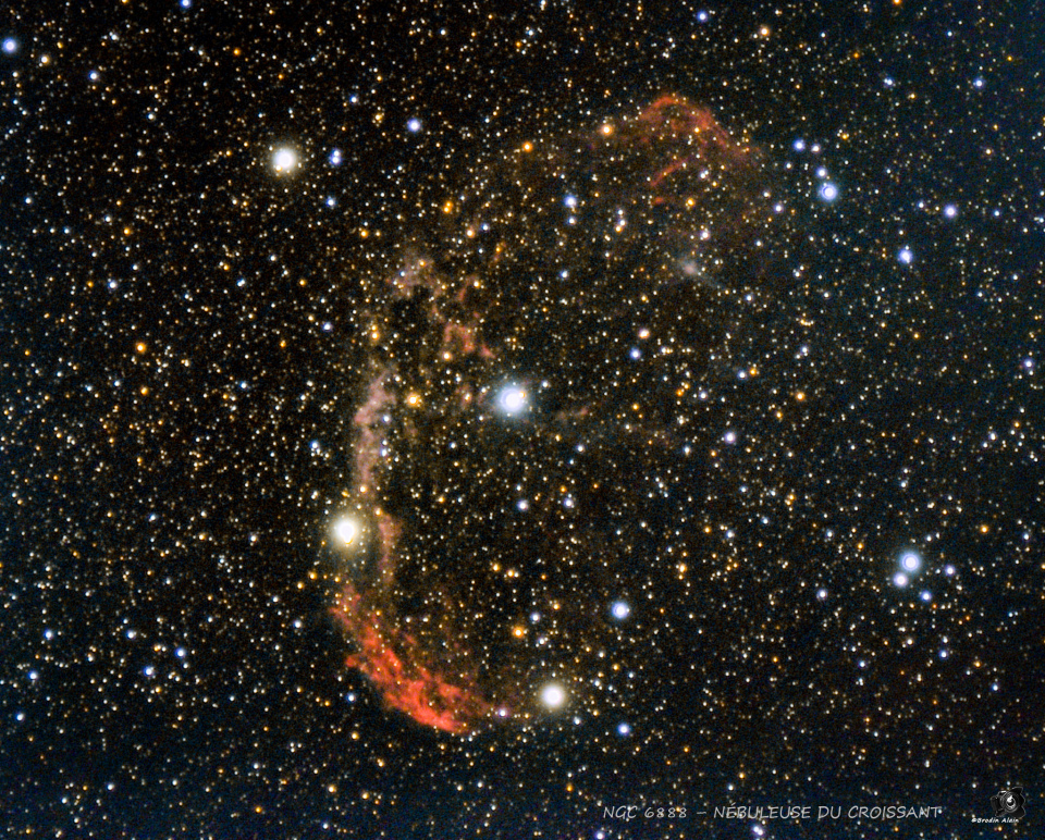 NGC 6888 – NÉBULEUSE DU CROISSANT version 1