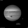 Jupiter au Flextube 305 par excellent seeing. Filtre Johnson U