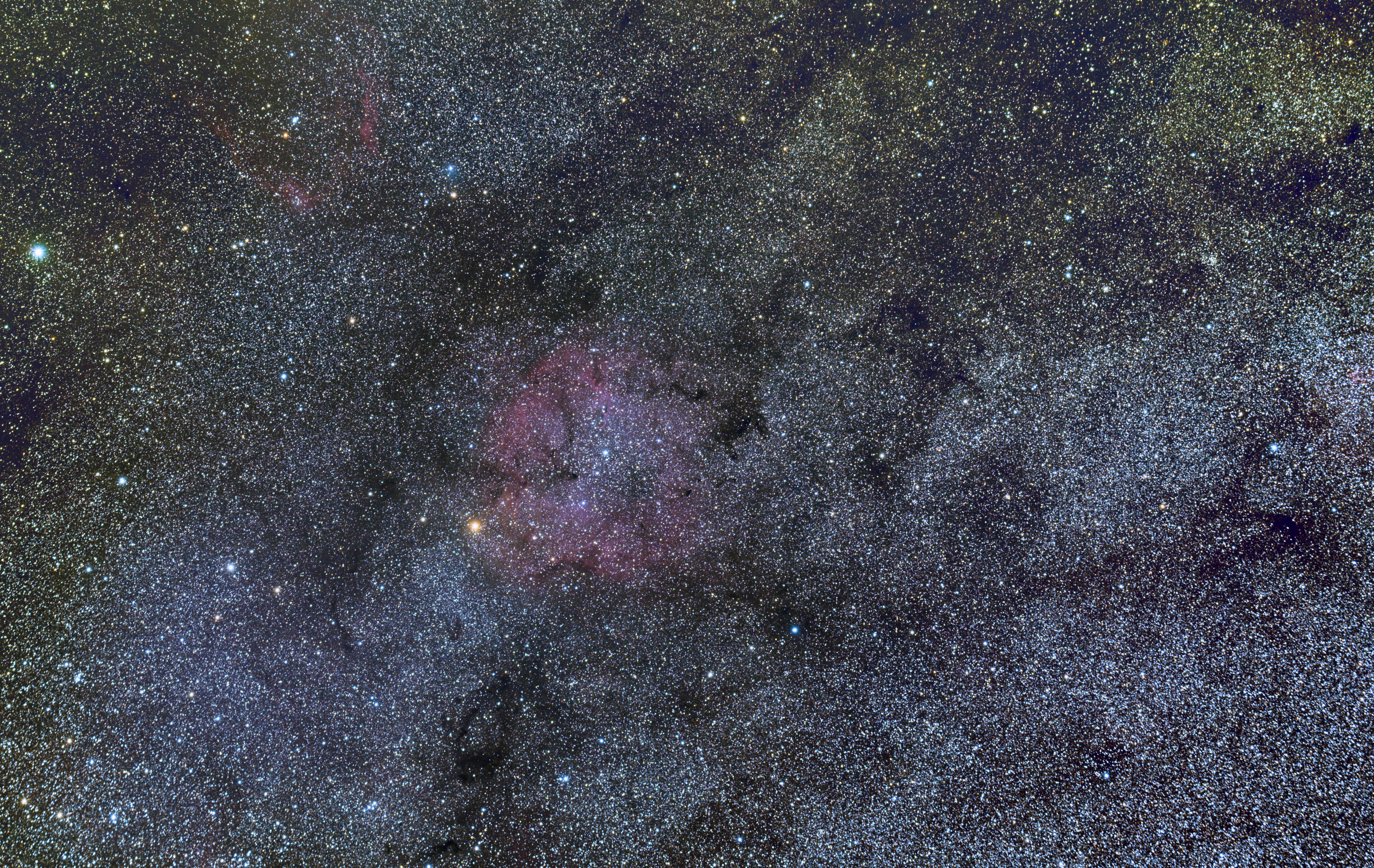 Cephée et Elephant trunk Nebula_IC 1396, en grand champ