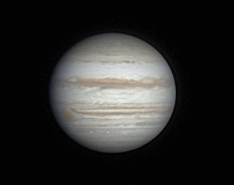 Animation de jupiter du 6 décembre 2022 de 15h46tu à 17h28tu passage  d'europe dans l'  - Jupiter - Astrosurf