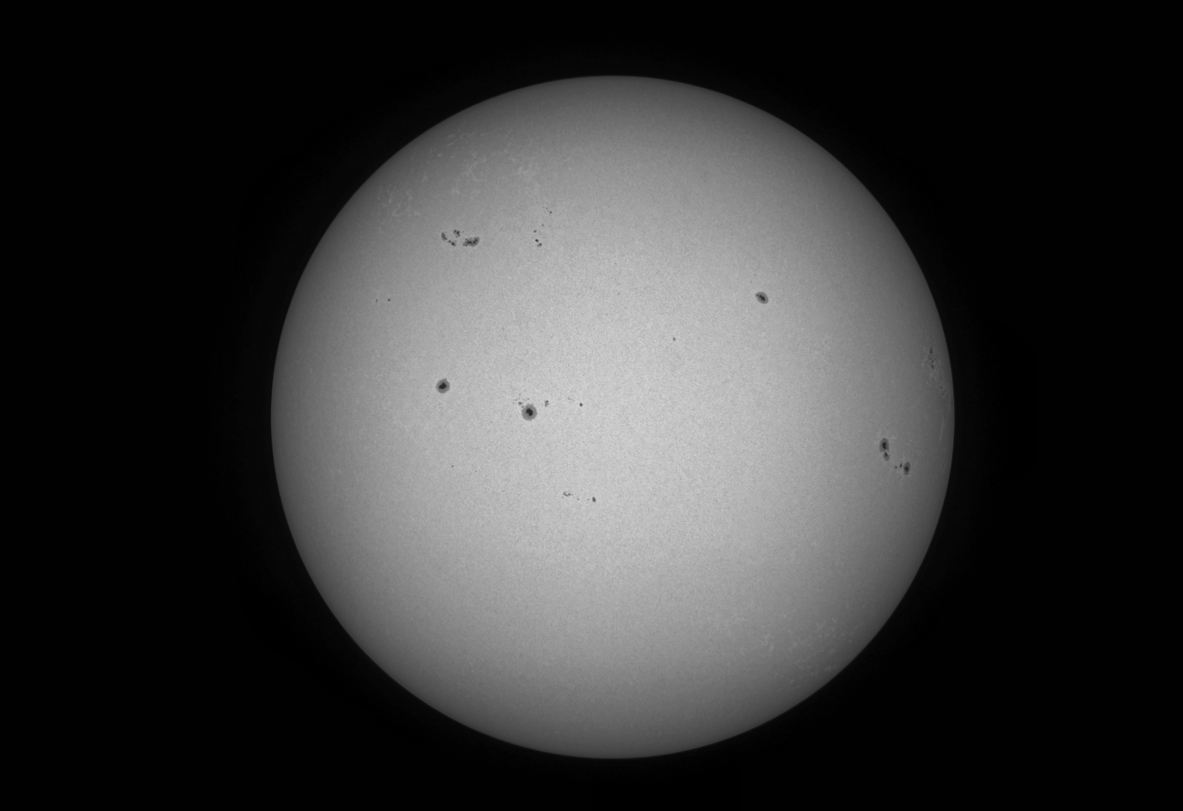 Soleil du 130223 ( C9 + filtre Astrosolar D5 + APN A7s au foyer )