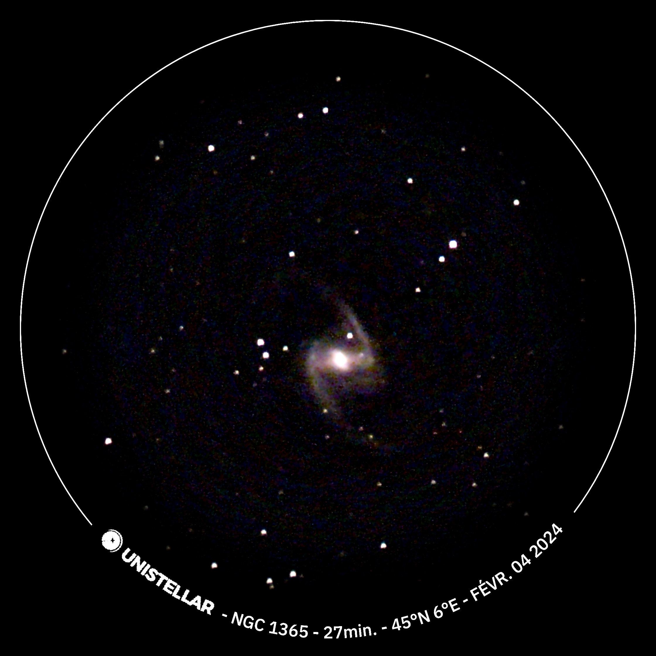 Grande Galaxie barrée NGC1365