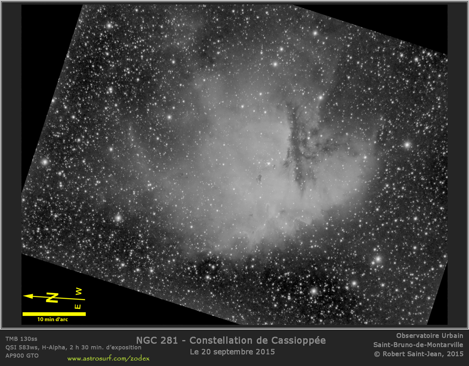 NGC 281 H-Alpha
