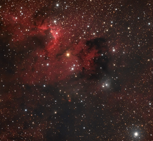 Cave nebula - LHRGB
